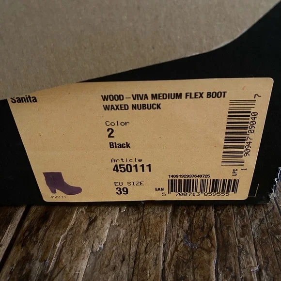 Sanita black clogs size39 #450111. Fantastic condition - Picture 4 of 8